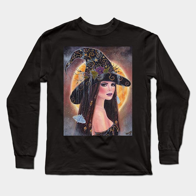 Philomena Witch By Renee Lavoie Long Sleeve T-Shirt by ReneeLLavoie